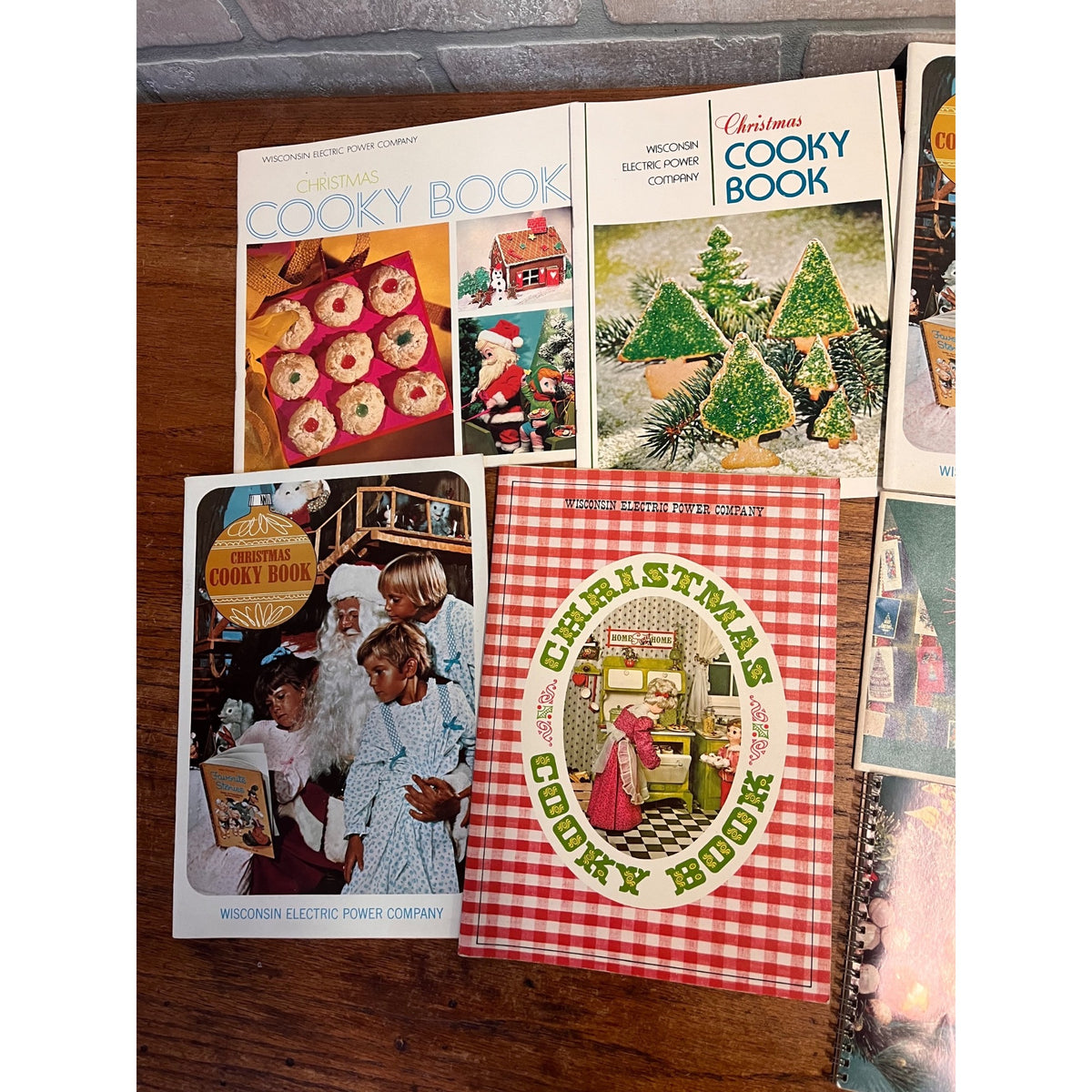 Vintage Wisconsin Electric Power Company Christmas Cooky Book Cookie Recipes Lot