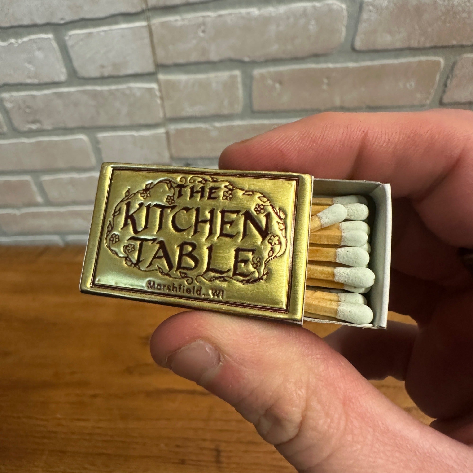 The Kitchen Table Marshfield Wi Supper Club Matchbook Box