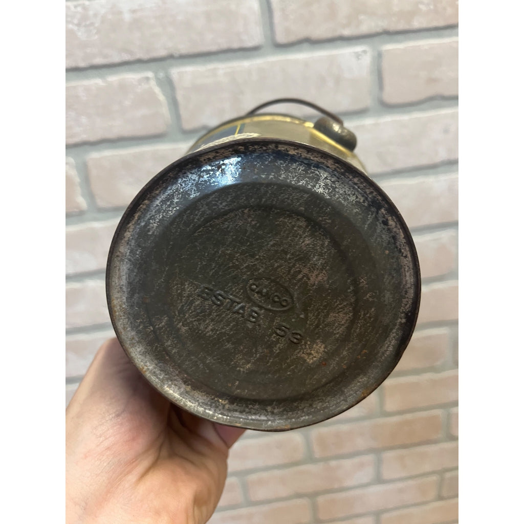 Vintage Cudahy's Puritan Kettle Leaf Lard Lidded Pail Advertising Tin