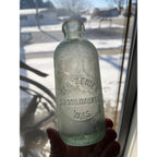 Geo. Zieger South Milwaukee Wisconsin Soda Bottle Blob Top Hutchinson Hutch WI