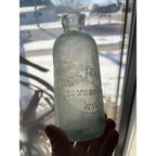 Geo. Zieger South Milwaukee Wisconsin Soda Bottle Blob Top Hutchinson Hutch WI