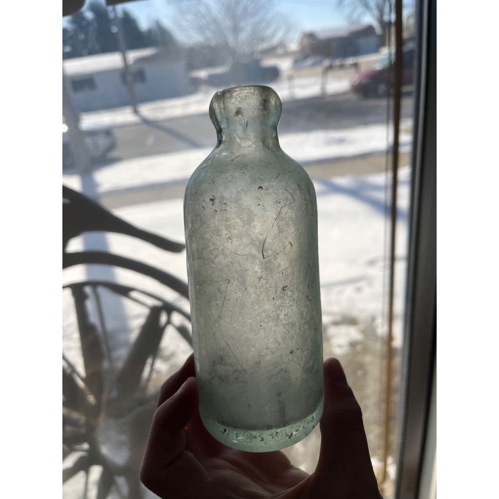 Geo. Zieger South Milwaukee Wisconsin Soda Bottle Blob Top Hutchinson Hutch WI