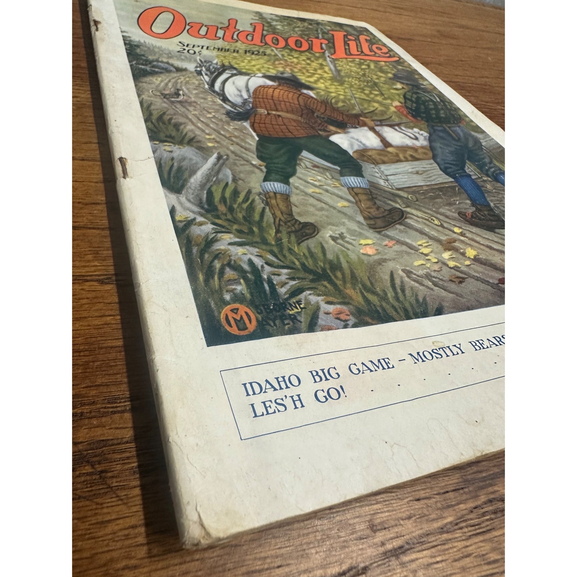 Vintage Outdoor Life Magazine (September 1925) Hunting Fishing Sportsman Ads