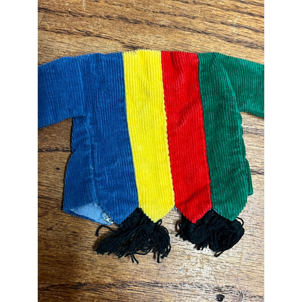 Vintage 1960s Ideal Tammy Doll Family Harlequin Top