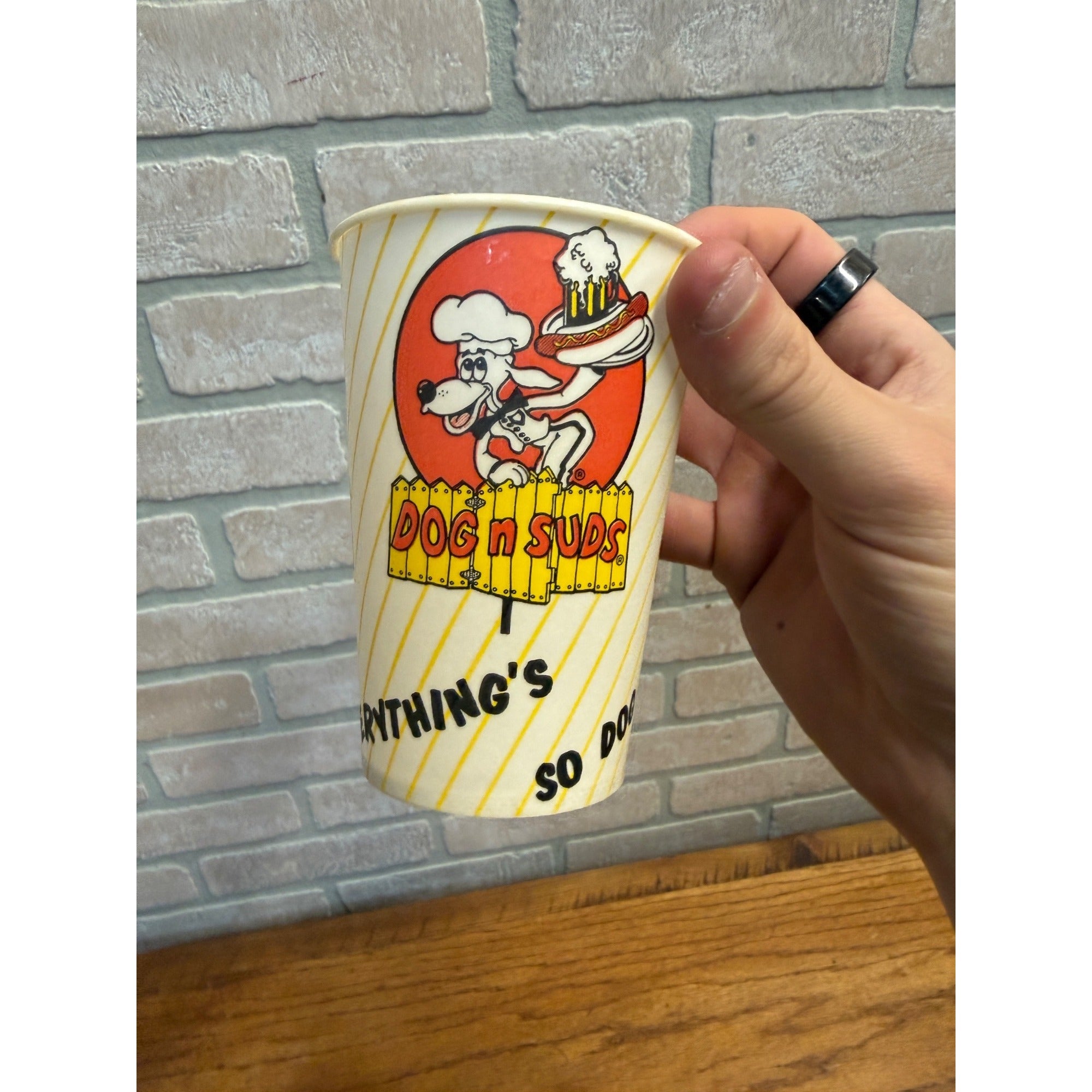 Vintage Lot of Dog N Suds Root Beer Soda Wax Paper Fountain Cups