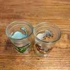 Welch's Jelly Jars Tyrannosaurus Brontosaurus Dinosaur Glasses Vintage 1988 lot