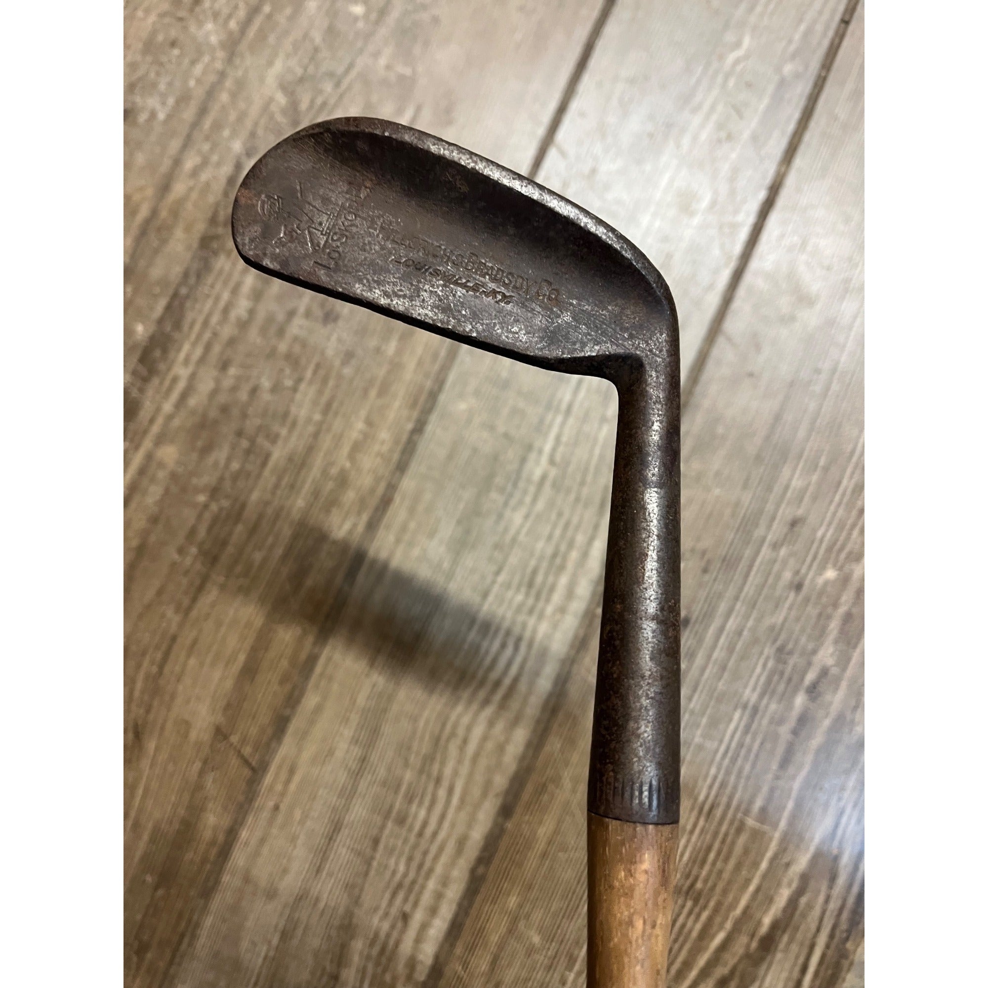Vintage 1920s Hickory Shaft Putter Lo-Skore Hillerich & Bradsby Co Golf Club