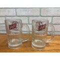 Vintage 1970s Schlitz Wausau Wis  Jaycees Pair Beer Heavy Mugs