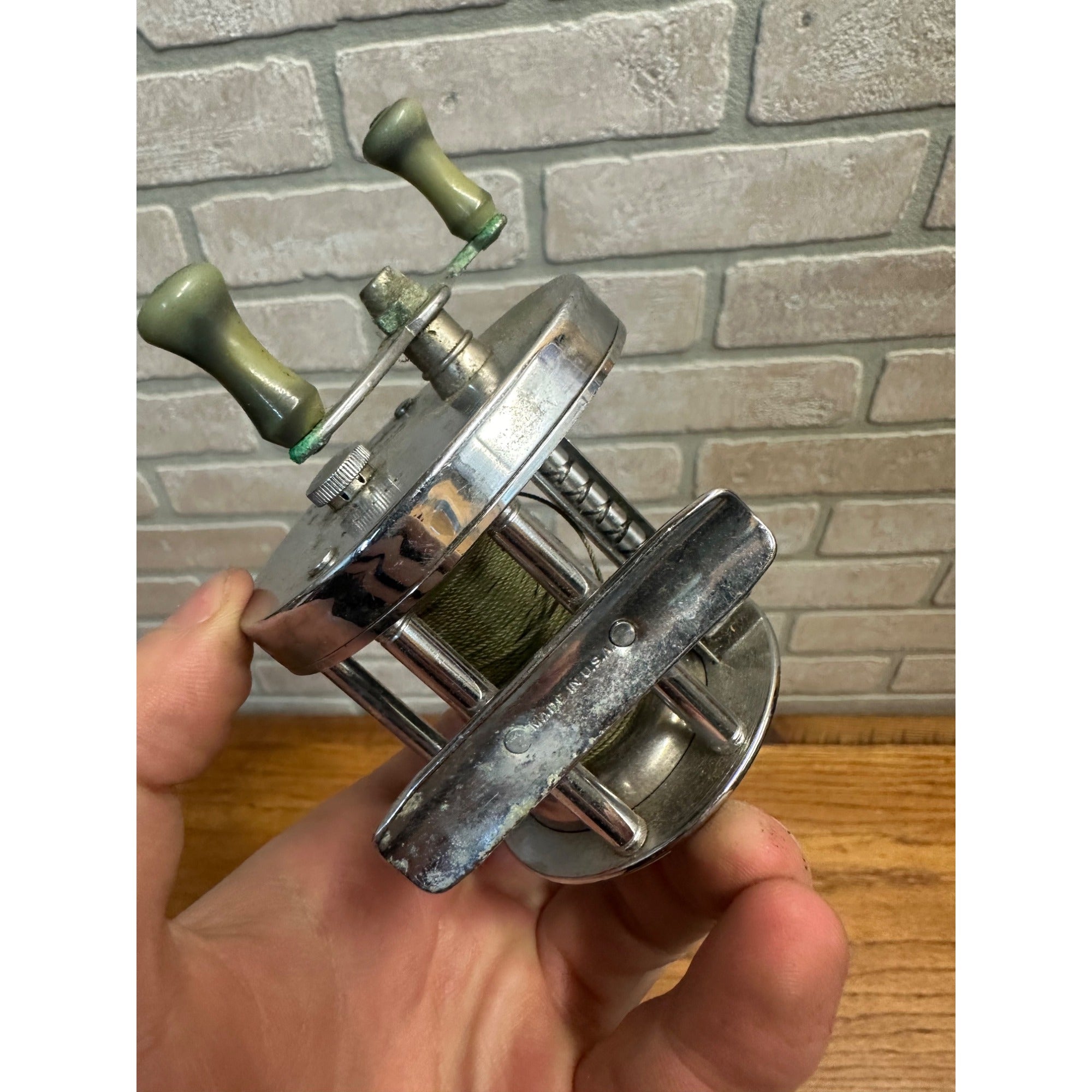Vintage Fishing Bait Casting Reels Ocean City 1800 Shakespeare 1950 Direct Drive +