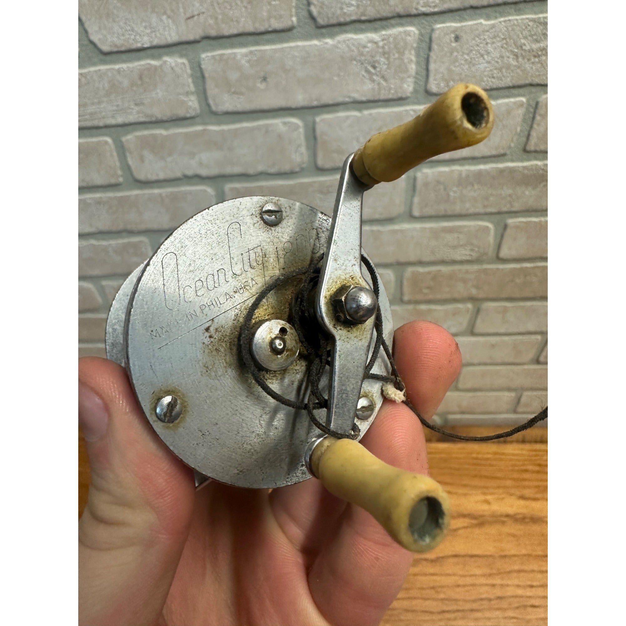 Vintage Fishing Bait Casting Reels Ocean City 1800 Shakespeare 1950 Direct Drive +