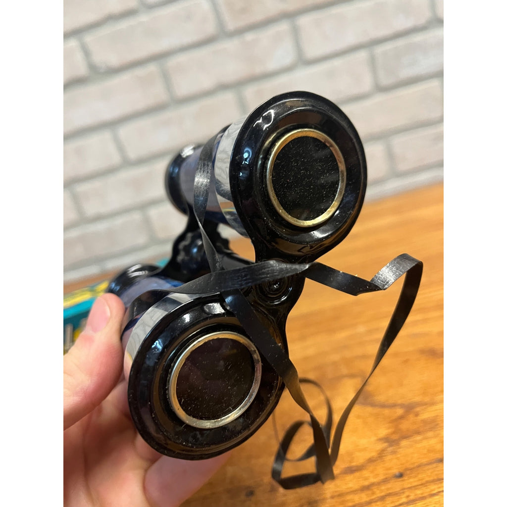 Vintage 1950s Field Glass Binoculars Toy Original Box Door County Wis Souvenir