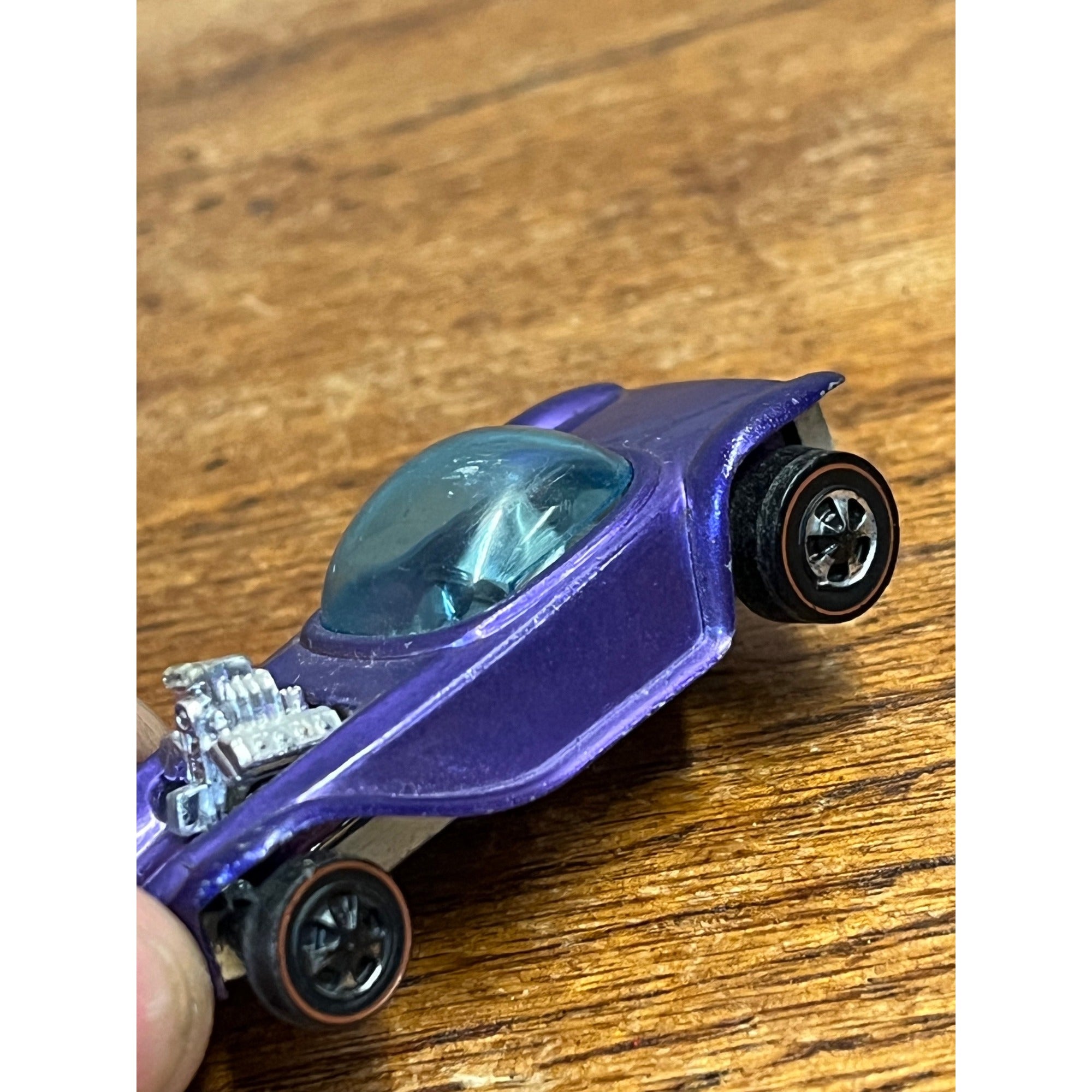 Hot Wheels Redline 1967 Smooth Purple Beatnik Bandit HK - MINTY Excellent!