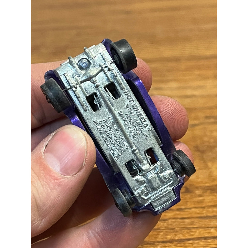Hot Wheels Redline 1967 Smooth Purple Beatnik Bandit HK - MINTY Excellent!