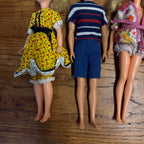 Vintage Tammy Ideal Toys Doll Lot W/ Clothes and Carry Case