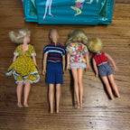 Vintage Tammy Ideal Toys Doll Lot W/ Clothes and Carry Case