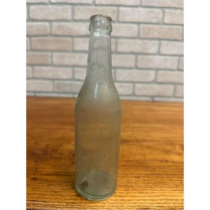 Vintage West Side Brewery Co. Beer Bottle 12oz Clear Aqua Embossed Detroit MI