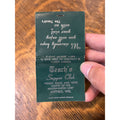 Vintage FULL Matchbook Advertising -Tesch's Supper Club - Antigo, Wis.