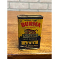 Antique Burma Sage Spice Tin Empire Mills Chicago IL Tiger Country Store Food