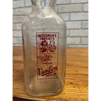 Vintage Verifine "Wisconsin's Favorite" Milk Bottle "Strength and Beauty" Slogan Sheboygan, Wisconsin One Quart