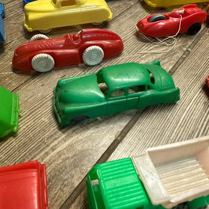 Vintage 1940s-50s HUGE LOT Renewal Acme ++ Plastic Toy Automobiles Cars Trucks