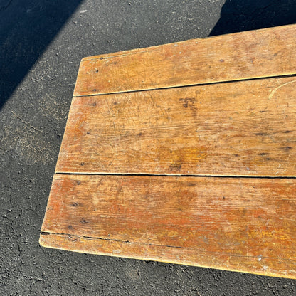 Antique Primitive Wooden Short Table Coffee Table Pine