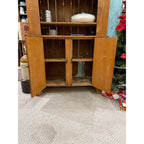 Antique Primitive 19th c. Pine Cupboard Pantry Shelf Farmhouse Country