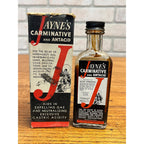 Vintage Jayne's Carminative Antacid Box and Bottle Medicine Collectible