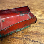 Vintage 1930s Marx / Wyandotte Pressed Steel Delivery Truck Toy 7.5" Red Green
