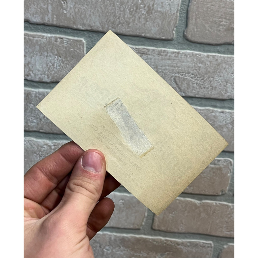 1930s West Bend Lithia Bock Beer Bottle Label IRTP Wis Wisconsin WI