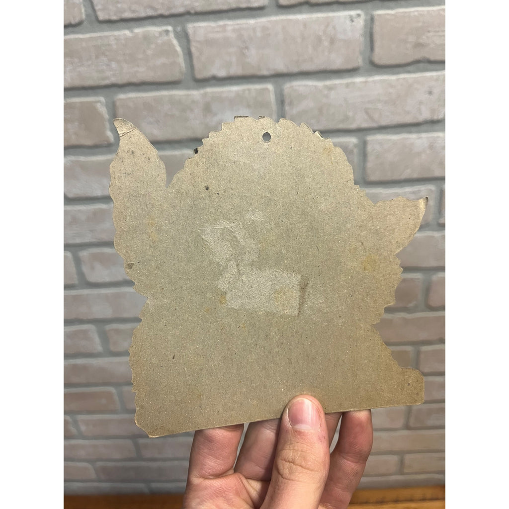 Vintage 1940s Halloween Diecut Scared Black Cat - Merri-Lei (USA)