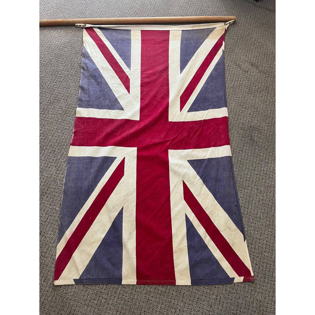 Vintage 1960s United Kingdom 3' x 5' Defiance Annin Flag 100% Cotton Bunting