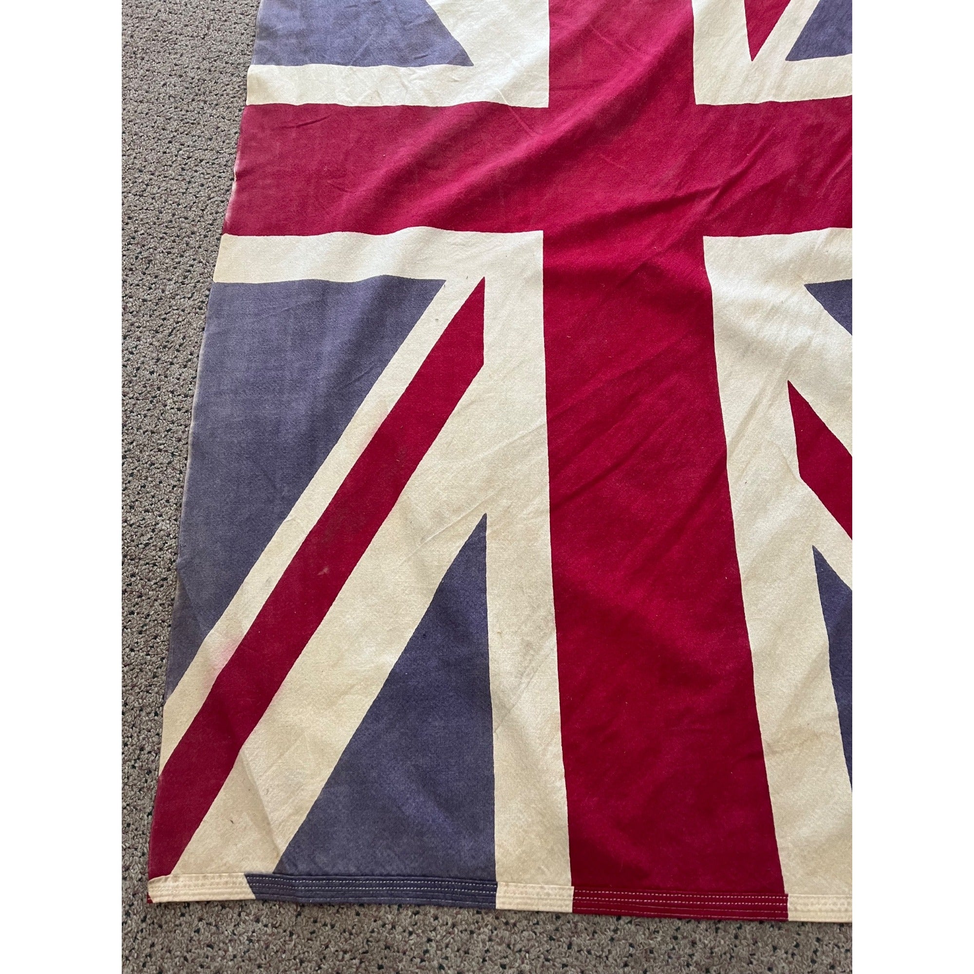 Vintage 1960s United Kingdom 3' x 5' Defiance Annin Flag 100% Cotton Bunting