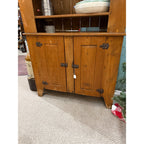 Antique Primitive 19th c. Pine Cupboard Pantry Shelf Farmhouse Country