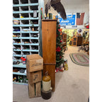 Antique Primitive 19th c. Pine Cupboard Pantry Shelf Farmhouse Country