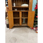 Antique Primitive 19th c. Pine Cupboard Pantry Shelf Farmhouse Country