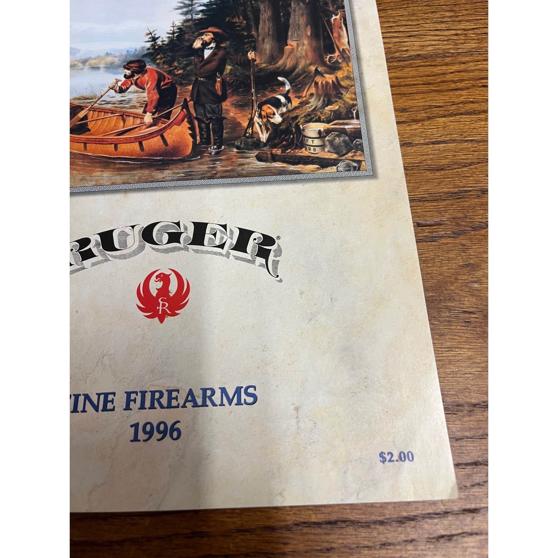 1996 Ruger Sporting Firearms Catalog Advertisement Magazine Pistol Rifle Shotgun