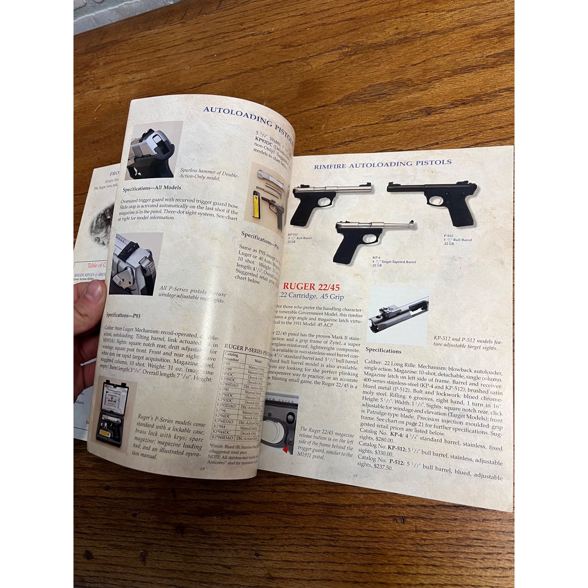 1996 Ruger Sporting Firearms Catalog Advertisement Magazine Pistol Rifle Shotgun