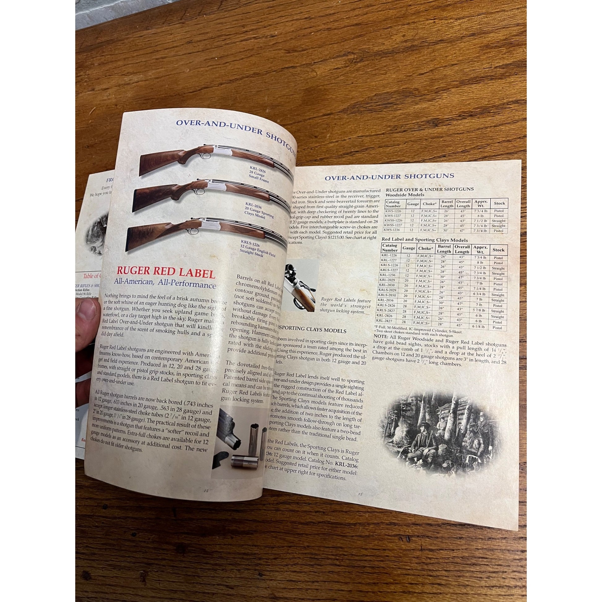 1996 Ruger Sporting Firearms Catalog Advertisement Magazine Pistol Rifle Shotgun