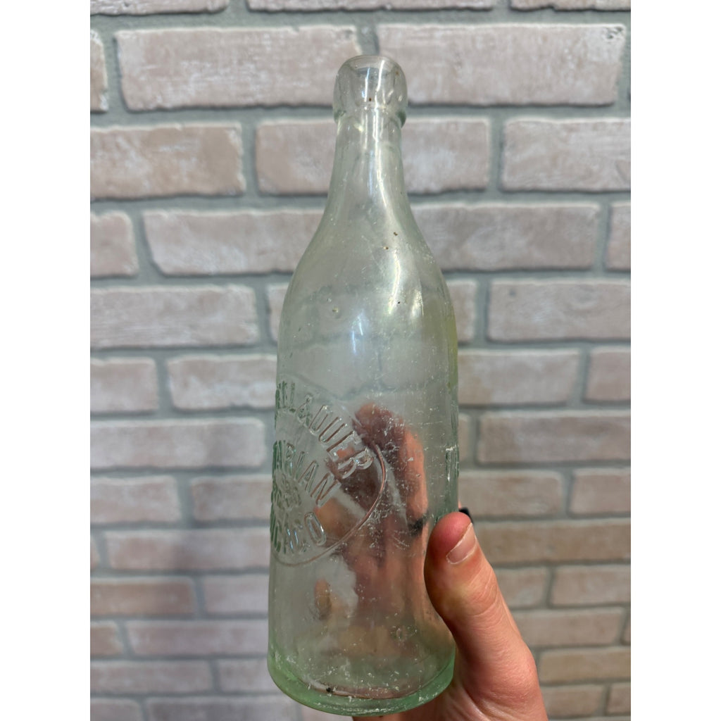 1890s O'Donnell & Duer Bavarian Brewing Pint Blob Beer Bottle Chicago