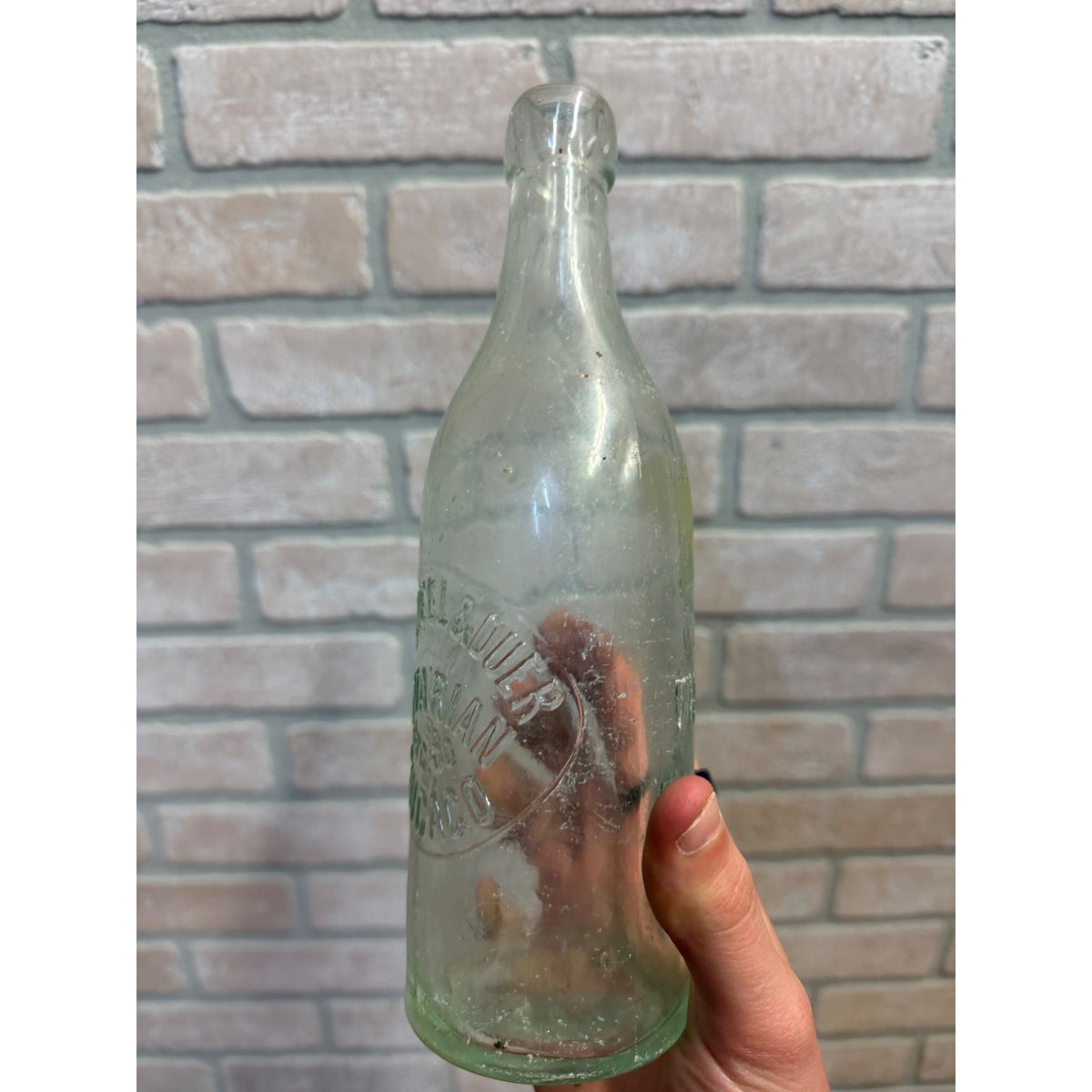 1890s O'Donnell & Duer Bavarian Brewing Pint Blob Beer Bottle Chicago