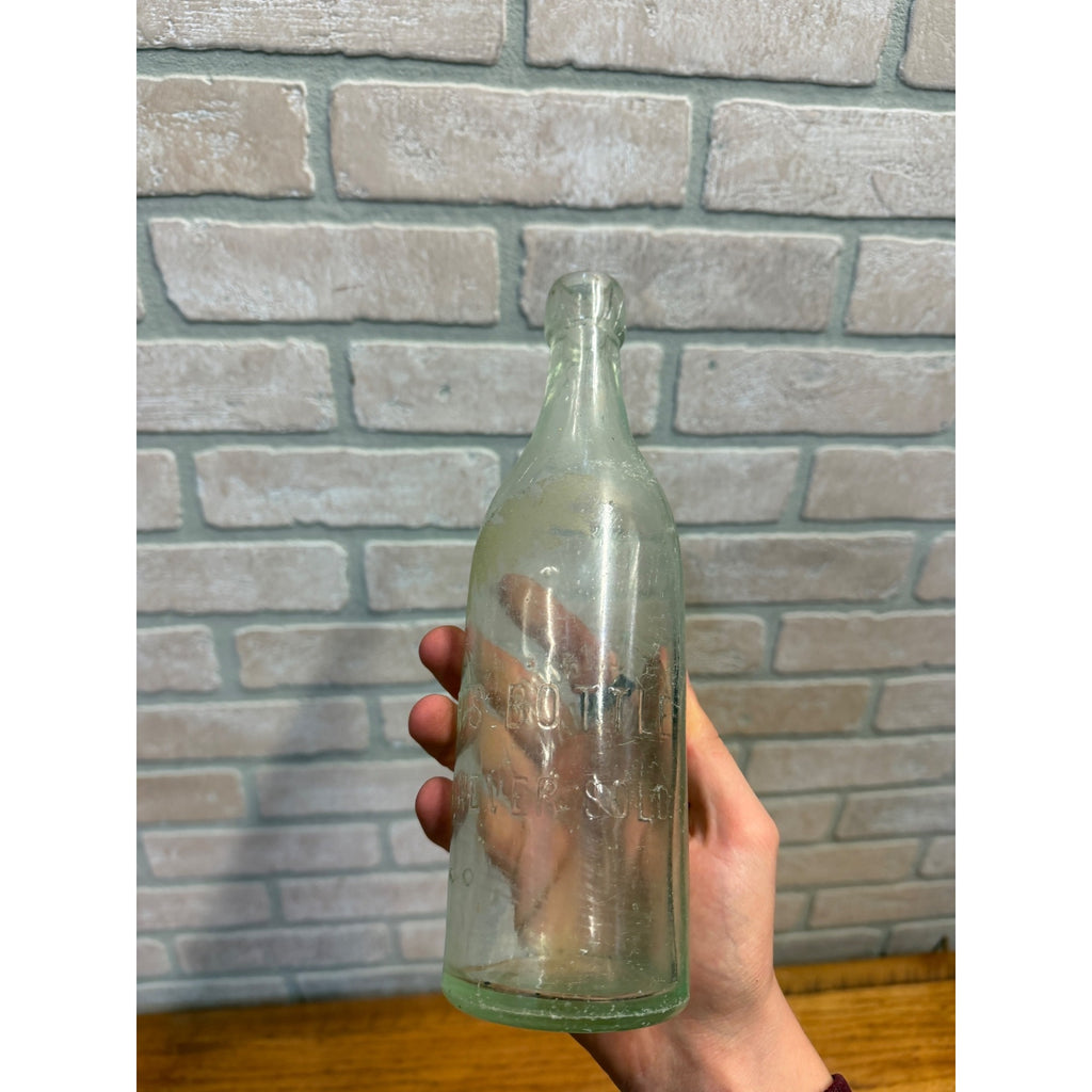 1890s O'Donnell & Duer Bavarian Brewing Pint Blob Beer Bottle Chicago