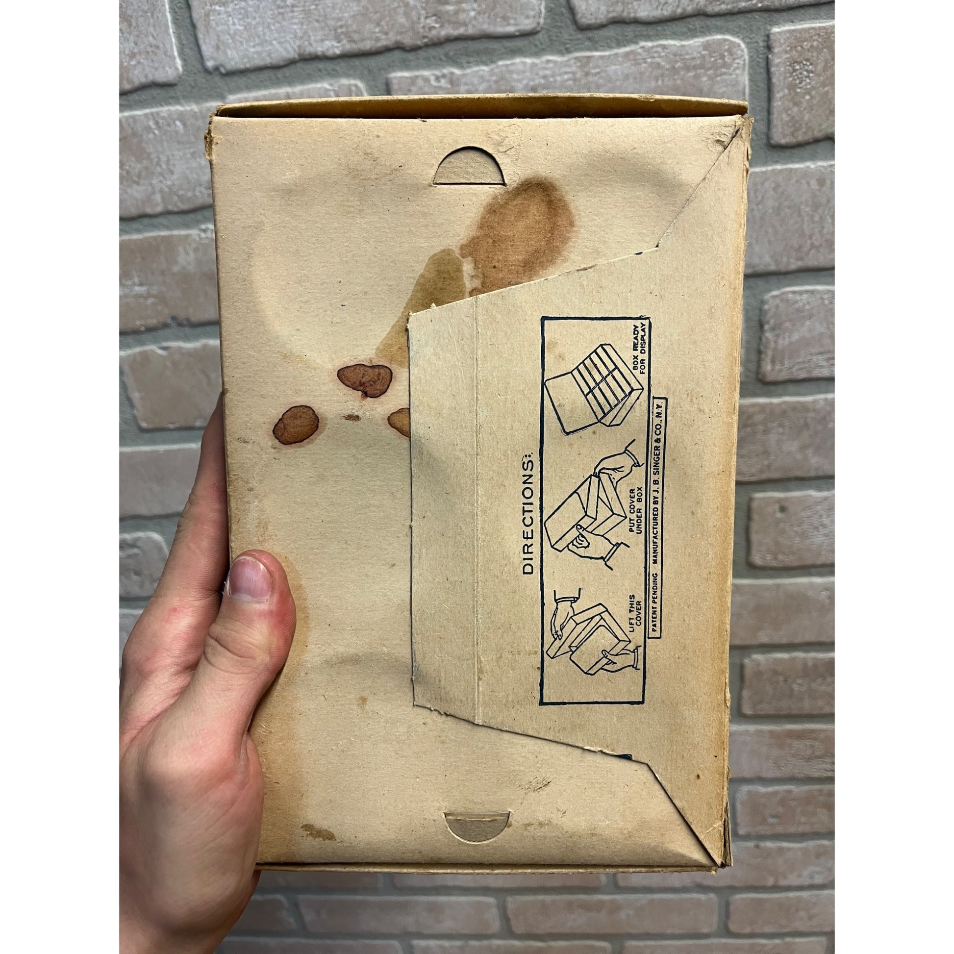 Vintage Bixby’s Jet-Oil Paste Shoe Polish Tins Store Display Advertising Box