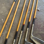 Vintage Dobson Brothers Milwaukee Hickory Shaft Golf Club Iron Set of 6 Antique Golf