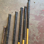 Vintage Dobson Brothers Milwaukee Hickory Shaft Golf Club Iron Set of 6 Antique Golf