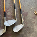 Vintage Dobson Brothers Milwaukee Hickory Shaft Golf Club Iron Set of 6 Antique Golf