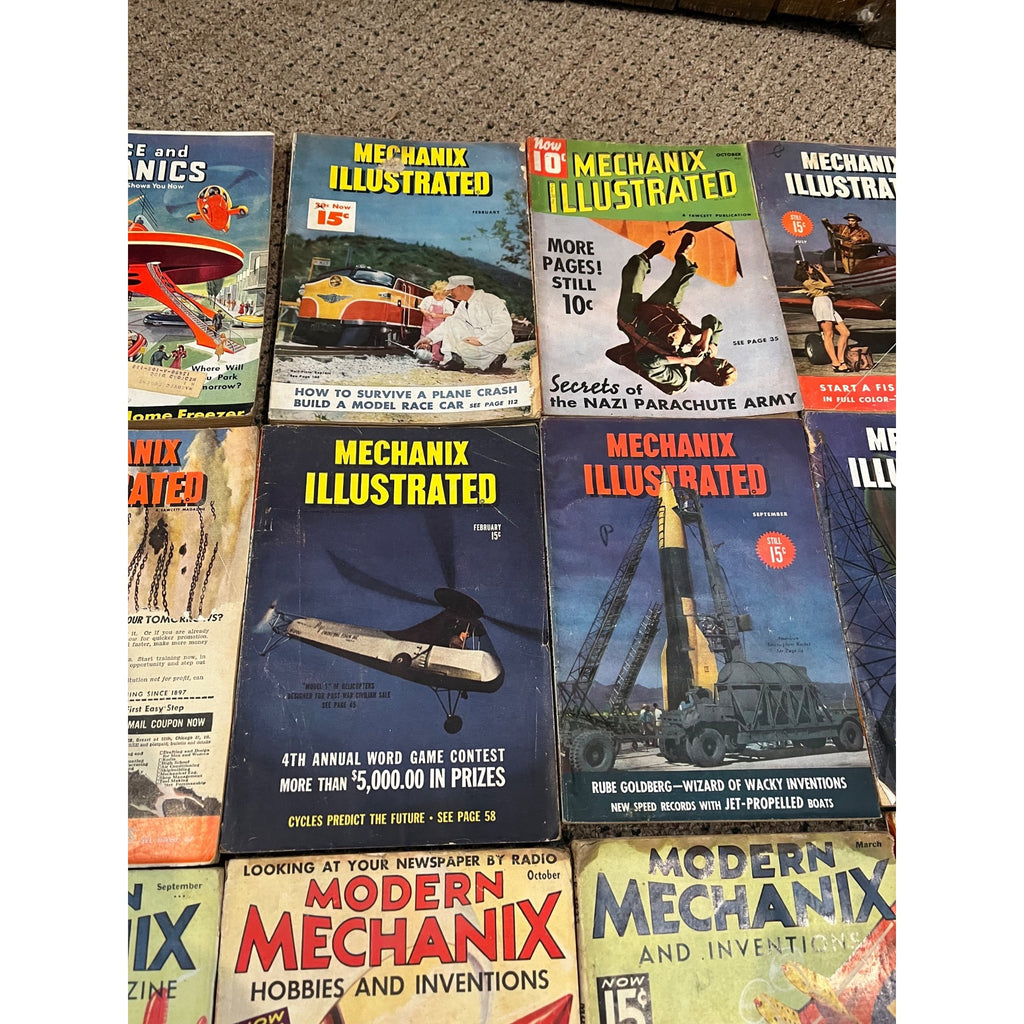 Vintage 1930s Lot (29) Popular Mechanics Magazines Science Modern Mechanix ++
