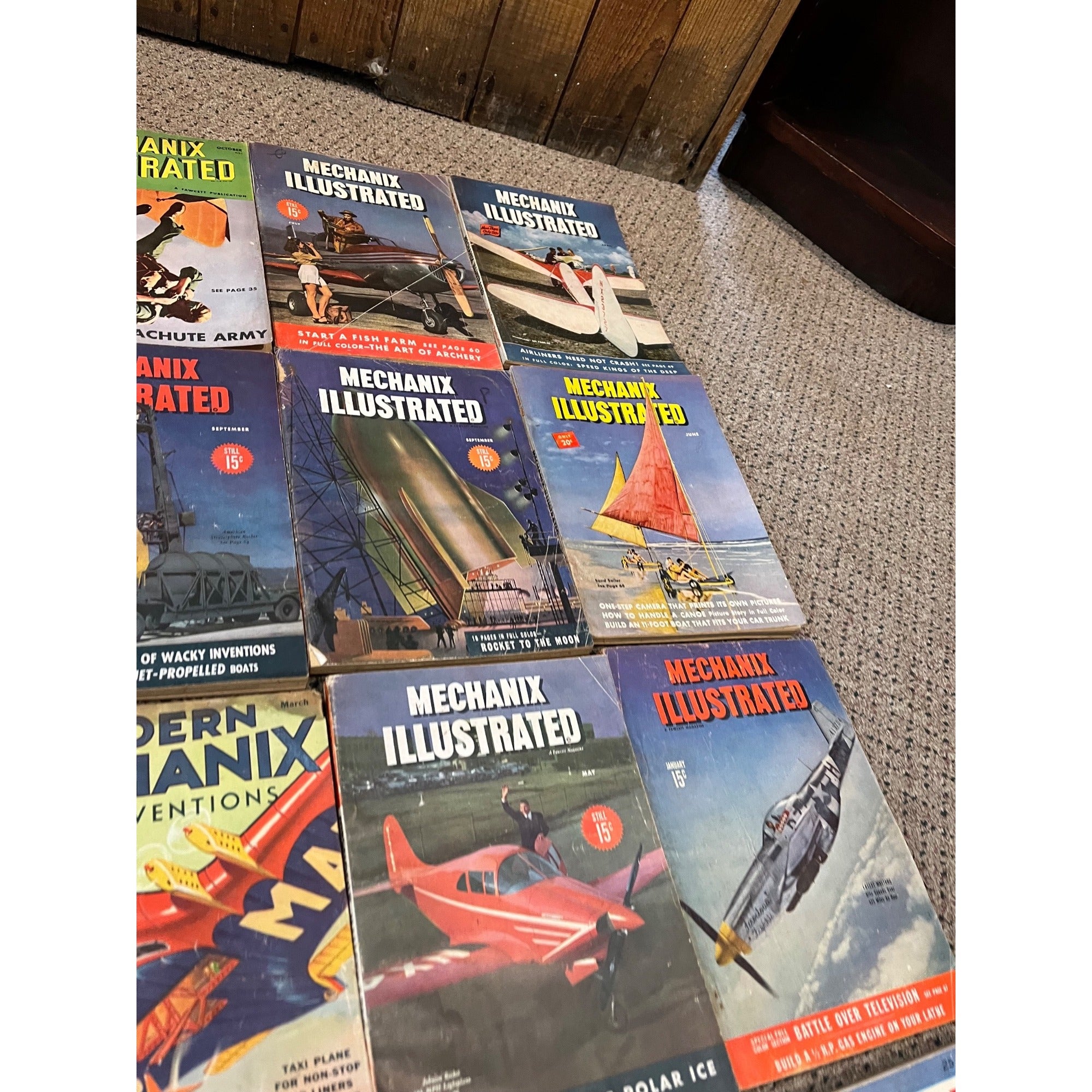 Vintage 1930s Lot (29) Popular Mechanics Magazines Science Modern Mechanix ++