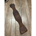 Original Vintage 1930s Leather Motorcycle Kidney Belts Folk Art Americana Garage