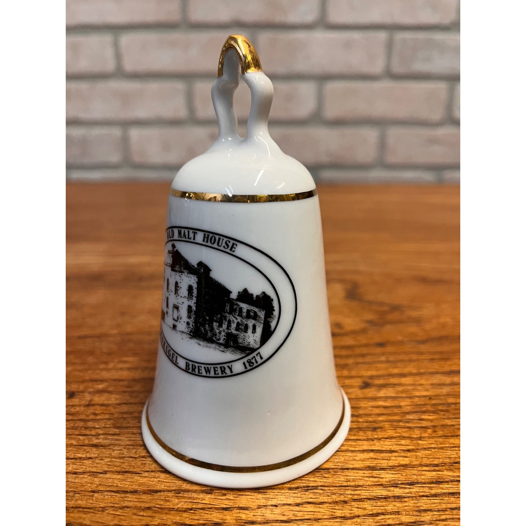Vintage Leinenkugel's Brewery Old Malt House Ceramic Bell Chippewa Falls, WI.