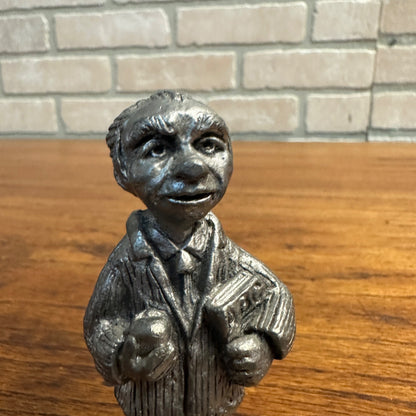 Michael Ricker Pewter Figure - Lawyer 3-1/4" Tall